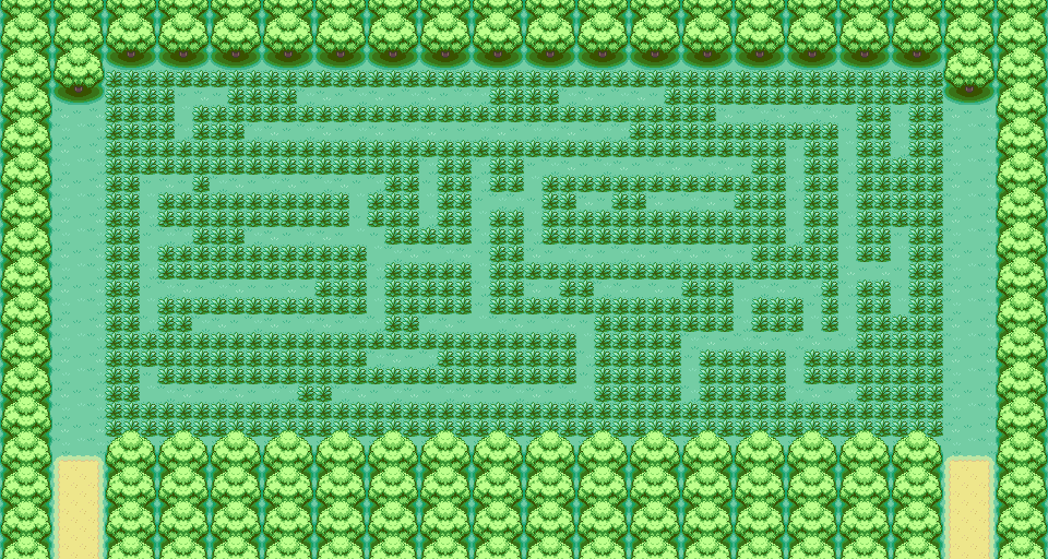 Six Island Pattern Bush map
