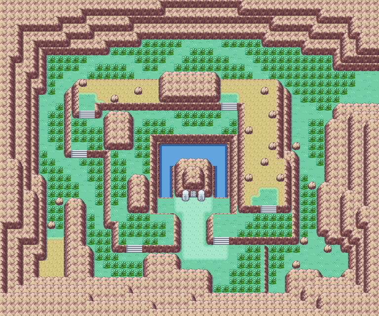 Map guide for the current location