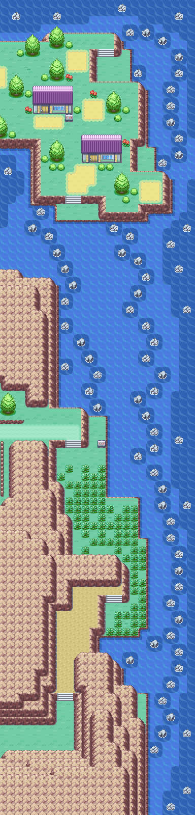 Map guide for the current location