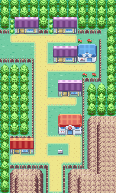 Map guide for the current location