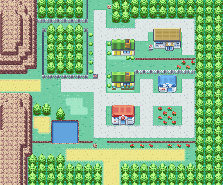 Map guide for the current location
