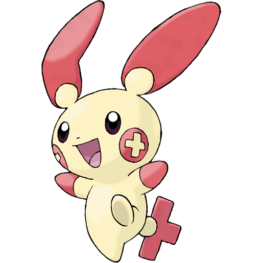 Plusle artwork