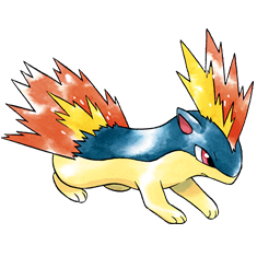 Quilava artwork
