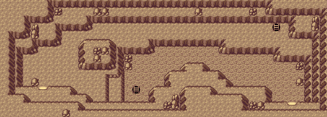 Granite Cave 1F map