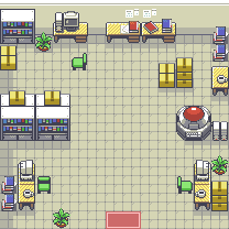 Littleroot Town Professor Birchs Lab map