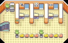 Mauville City Pokemon Center 2F map