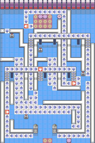 Mossdeep City Gym map