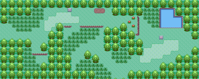 Map guide for the current location