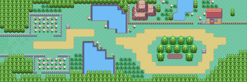 Map guide for the current location