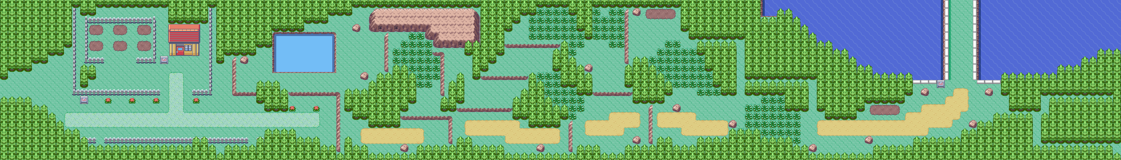 Map guide for the current location