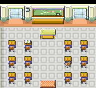 Rustboro City Pokemon School map