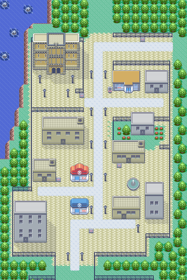 Map guide for the current location