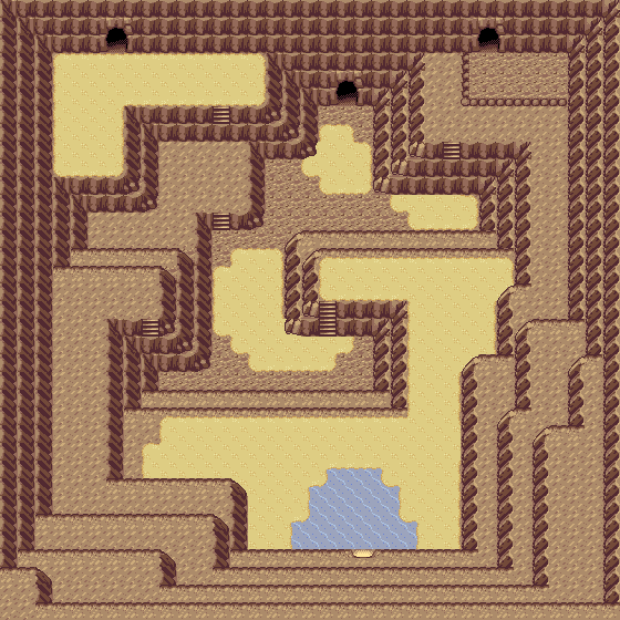 Shoal Cave Low Tide Entrance Room map