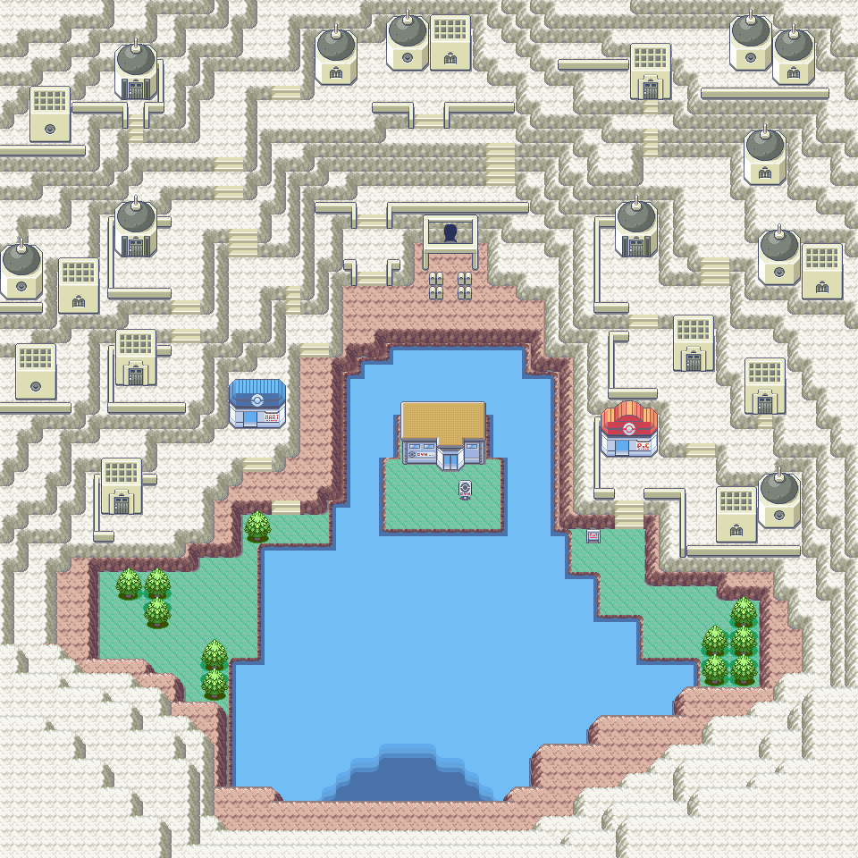 Map guide for the current location