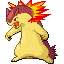 Shiny Typhlosion sprite
