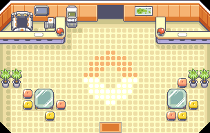 Ever Grande City Pokemon League map