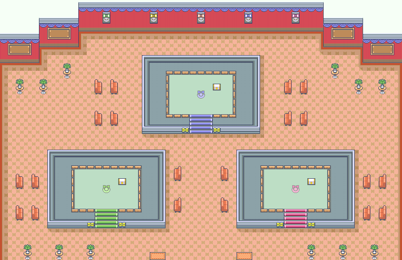 Map guide for the current location