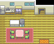 Littleroot Town Brendans House 1F map