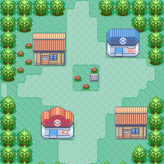 Map guide for the current location