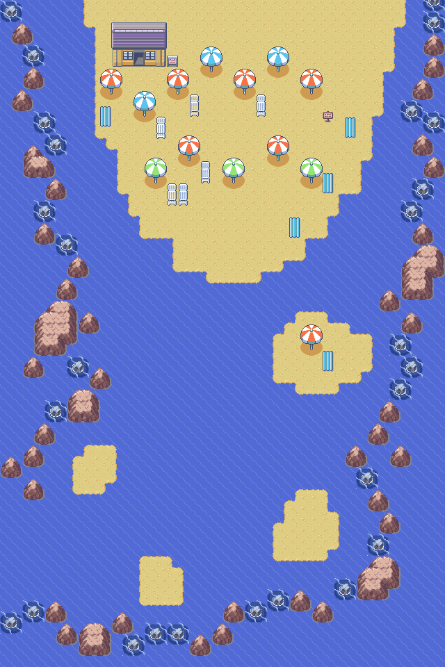 Map guide for the current location