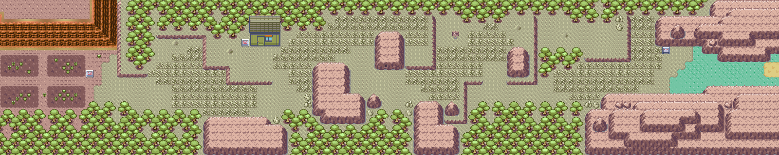 Map guide for the current location