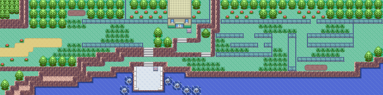 Map guide for the current location