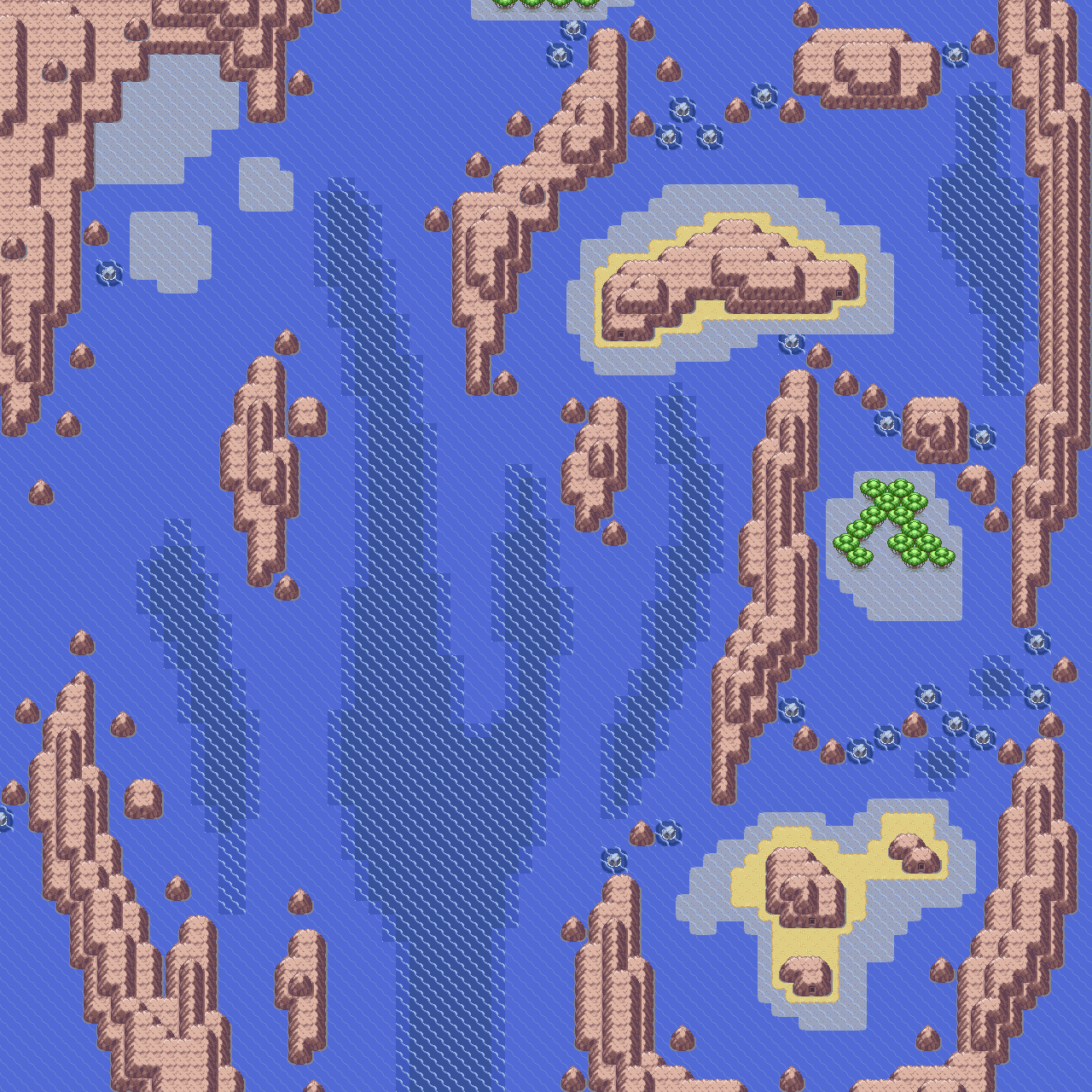 Map guide for the current location