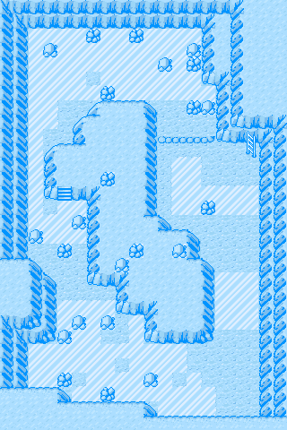 Shoal Cave Low Tide Ice Room map