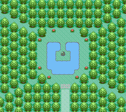 Map guide for the current location