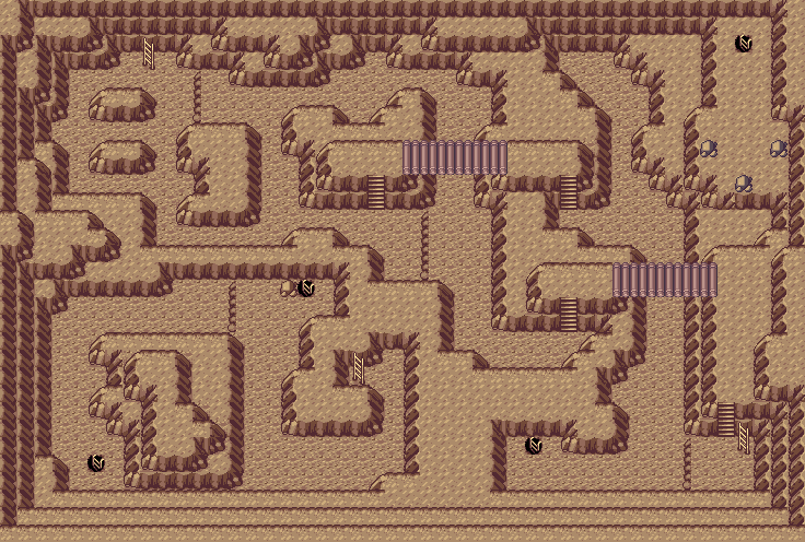 Victory Road B1F map